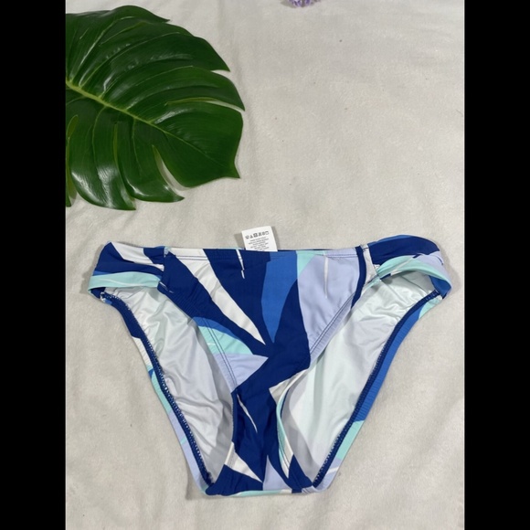 NEW $61 La Blanca‎ Palm Reader Shirred Hipster Bikini Bottoms [SZ 4 US ] - Picture 6 of 12